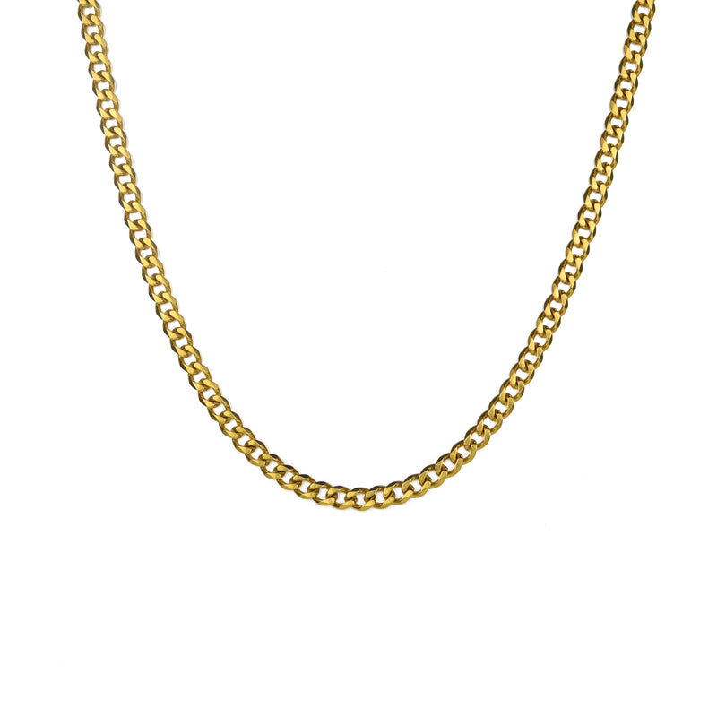 Gold Cuban Necklace - xquisitjewellery