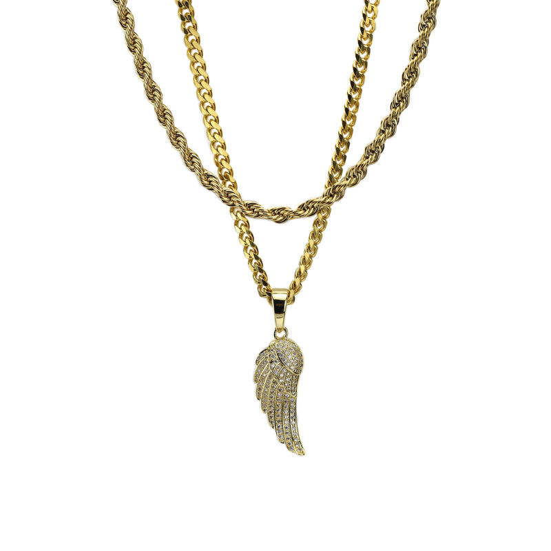 Angel Wing Necklace Set - xquisitjewellery