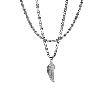 Angel Wing Necklace Set - xquisitjewellery