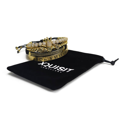 Luxury 4 Piece Crown Royal Set - xquisitjewellery