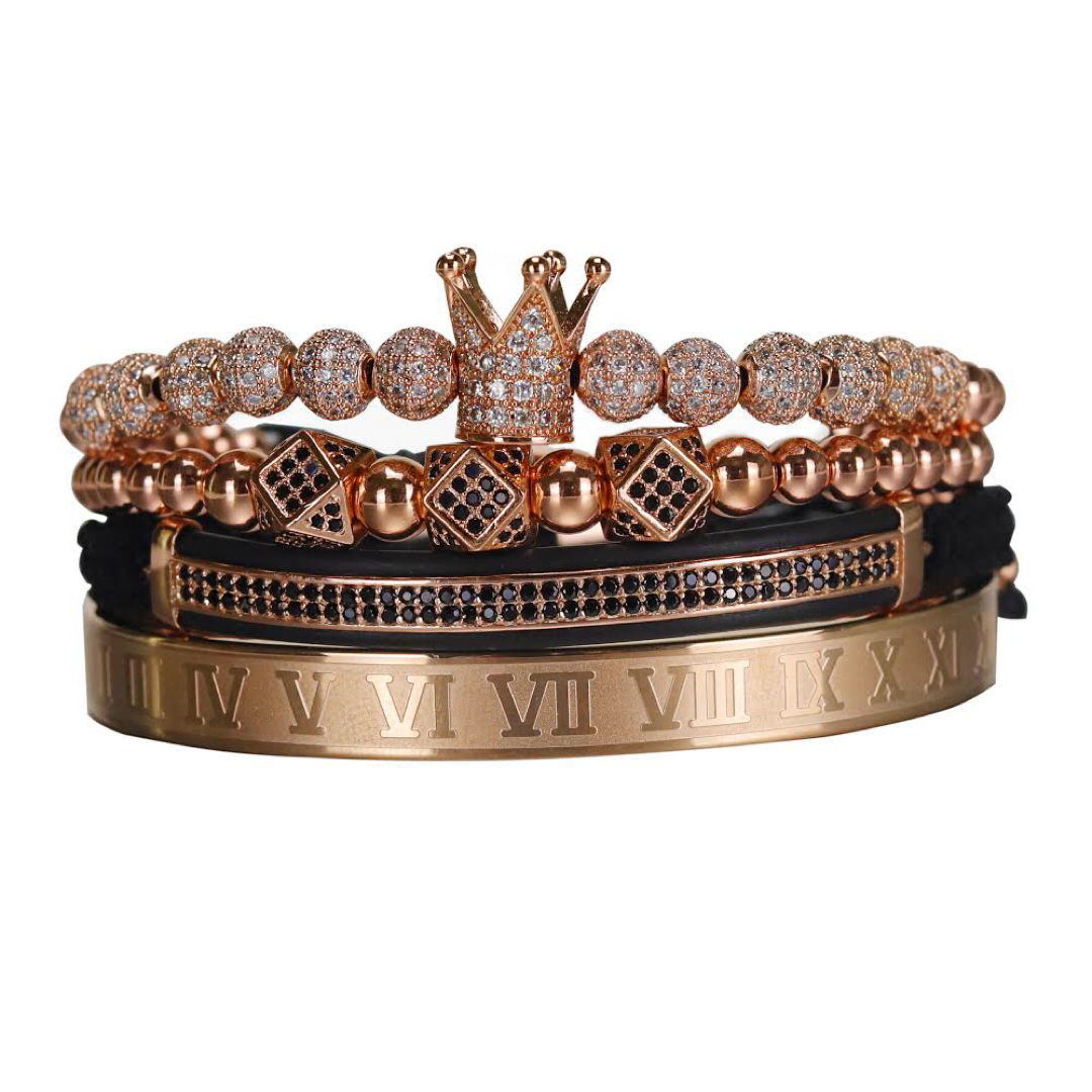 Luxury 4 Piece Crown Royal Set – xquisitjewellery