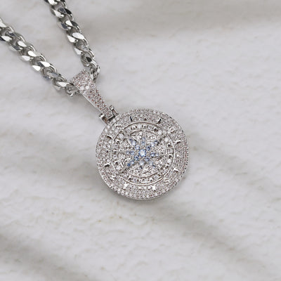 Iced Compass Necklace - xquisitjewellery